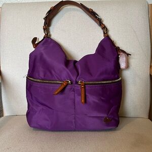 🥳35. DOONEY & BOURKE • Purple Nylon Shoulder Bag